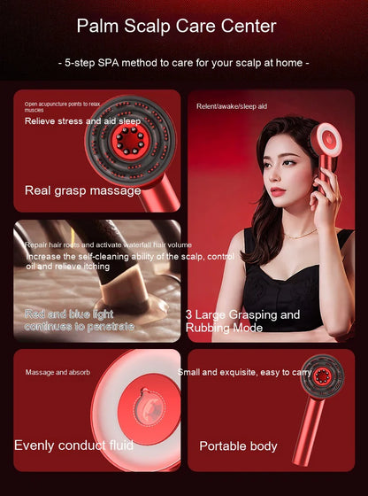 Infrared Scalp Massager & Hair Care Comb